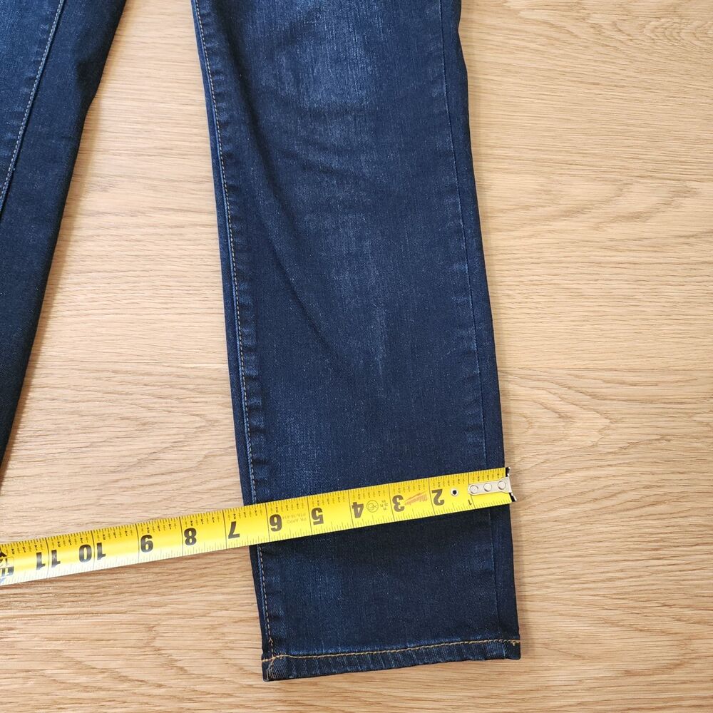 Talbots Jeans Womens 8 Blue Slim Ankle Curvy Flawless Five Pocket Stretch 32x28 - Picture 9 of 11